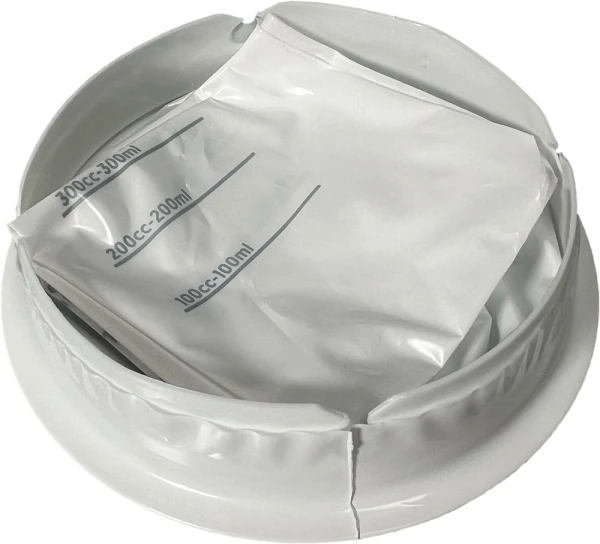6.5 x 15 Disposable Emesis Bag Collapsed Collapsed 6.5 x 15 Disposable Vomit Bags