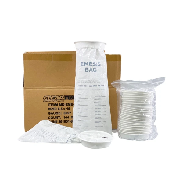 6.5 x 15 Disposable Emesis Bags 6.5 x 15 Disposable Vomit Bags