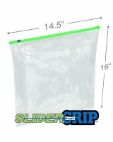 14.5x16 2.7Mil SliderGrip Zipper Bags - 250 per case