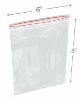 6x8 6Mil Minigrip Reclosable Plastic Bags