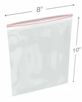 8x10 6Mil Minigrip Reclosable Plastic Bags