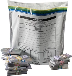 24" x 24" Secur-Pak Plastic Bank Deposit Bags