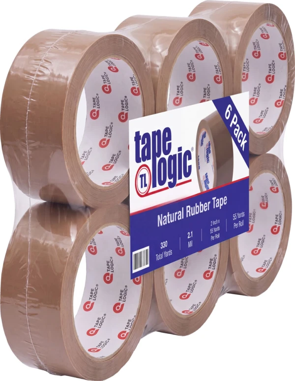2 in x 55 yds pvc natural rubber Tan Tape Tan 2 in x 55 yds 2.1 mil PVC Natural Rubber Tape