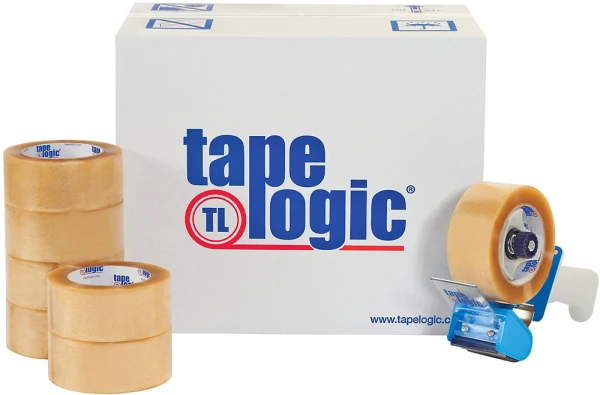 2 Inch x 55 yds PVC Natural Rubber Case Case of Clear 2 Inch x 55 yds 2.1 mil PVC Natural Rubber Tape