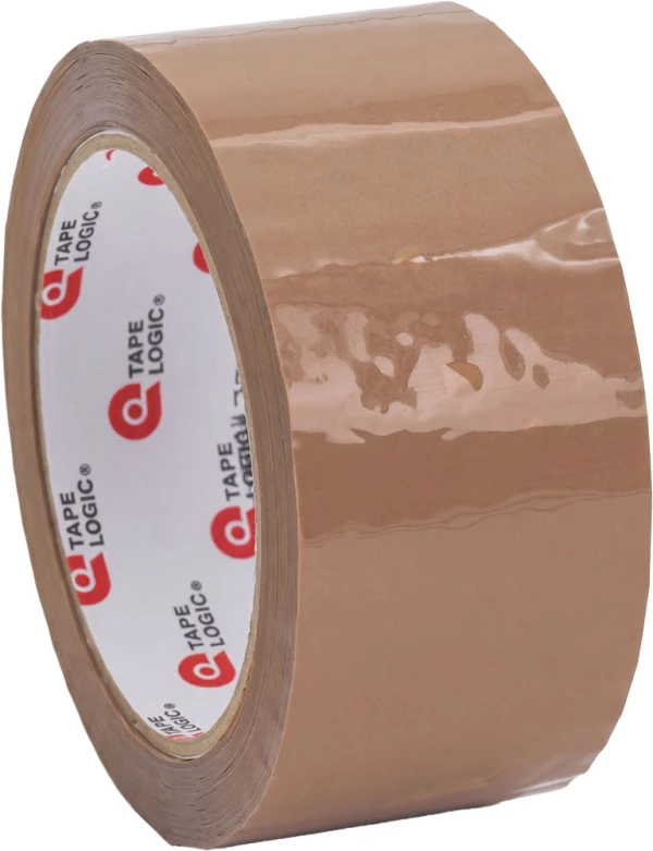 2 Inch x 55 yds Tan PVC Natural Rubber Tan 2 x 55 yds 2.1 mil PVC Natural Rubber Tape