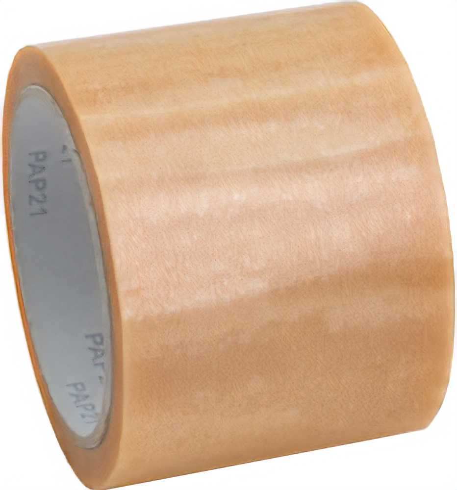 Clear 3 inch x 55 yds 2.1 mil PVC Natural Rubber Tape