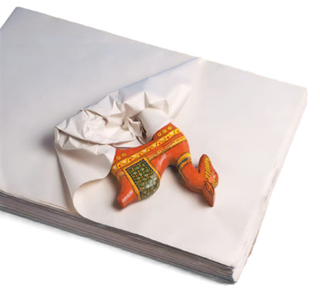24 x 36 newsprint sheets in Bundle of 160 Sheets Cushioning Orange Animal