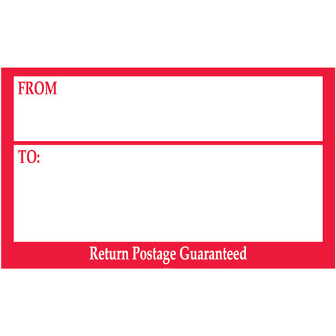 From: And To: Labels