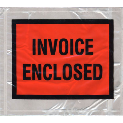 Invoice Enclosed Envelopes