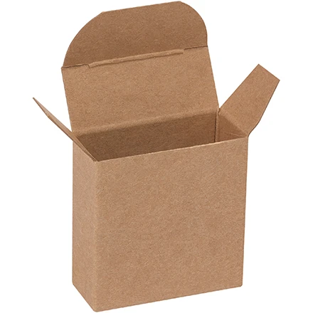 7/8 x 2 1/8 x 2 1/8 Kraft Reverse Tuck Mailers 7/8 x 2 1/8 x 2 1/8 Kraft Reverse Tuck Mailers