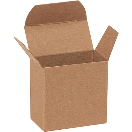 1 1/16 x 2 1/8 x 2 1/8 Kraft Reverse Tuck Mailers 1 1/16 x 2 1/8 x 2 1/8 Kraft Reverse Tuck Mailers