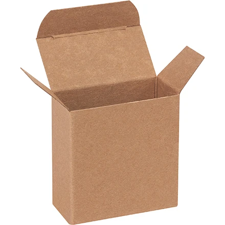 1 1/4 x 2 1/2 x 2 1/2 Kraft Reverse Tuck Mailers 1 1/4 x 2 1/2 x 2 1/2 Kraft Reverse Tuck Mailers
