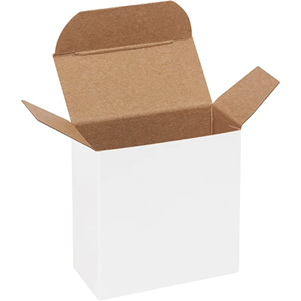 1 1/4 x 2 1/2 x 2 1/2 White Reverse Tuck Mailers 1 1/4 x 2 1/2 x 2 1/2 White Reverse Tuck Mailers
