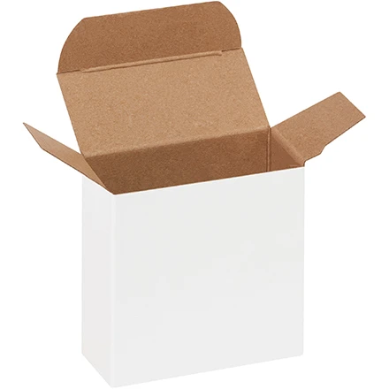 1 5/16 x 3 x 3 White Reverse Tuck Mailers 1 5/16 x 3 x 3 White Reverse Tuck Mailers