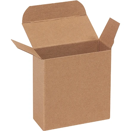 1 1/2 x 3 5/16 x 3 5/16 Kraft Reverse Tuck Mailers 1 1/2 x 3 5/16 x 3 5/16 Kraft Reverse Tuck Mailers