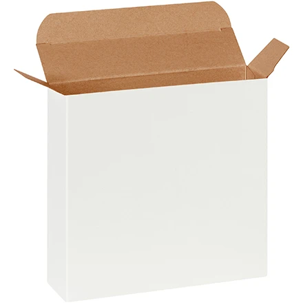 1 1/2 x 6 3/8 x 6 3/8 White Reverse Tuck Mailers 1 1/2 x 6 3/8 x 6 3/8 White Reverse Tuck Mailers