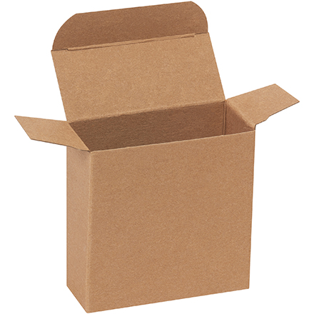 1 9/16 x 3 3/4 x 3 3/4 Kraft Reverse Tuck Mailers 1 9/16 x 3 3/4 x 3 3/4 Kraft Reverse Tuck Mailers