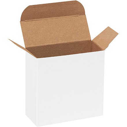 1 9/16 x 3 3/4 x 3 3/4 White Reverse Tuck Mailers 1 9/16 x 3 3/4 x 3 3/4 White Reverse Tuck Mailers