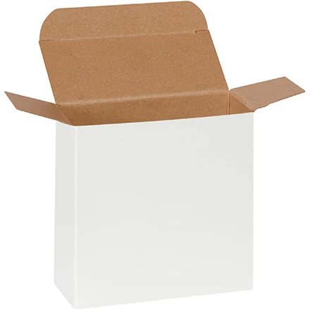 1 7/8 x 4 1/2 x 4 1/2 White Reverse Tuck Mailers 1 7/8 x 4 1/2 x 4 1/2 White Reverse Tuck Mailers