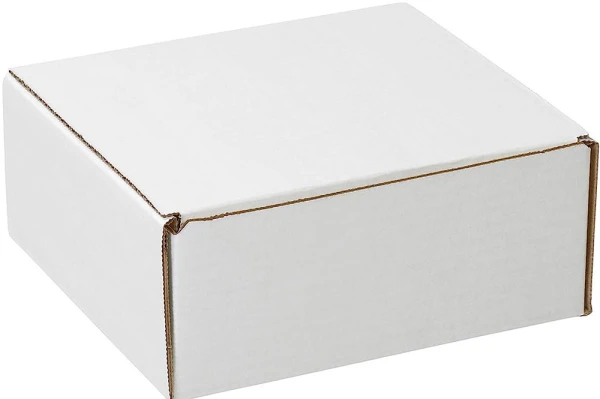 10 x 10 x 4 White Literature Mailers White 10 x 10 x 4 literature mailer Closed