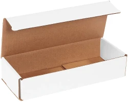 10" x 4" x 2" White Corrugated Mailers