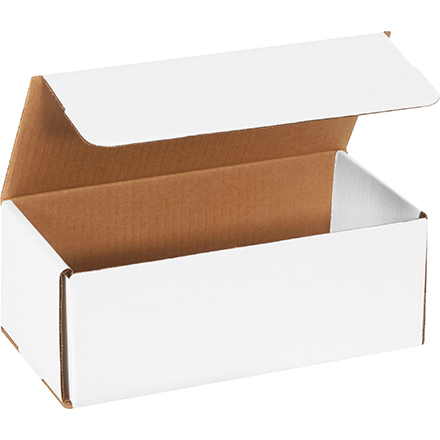 10x4x3.75 white corrugated mailers