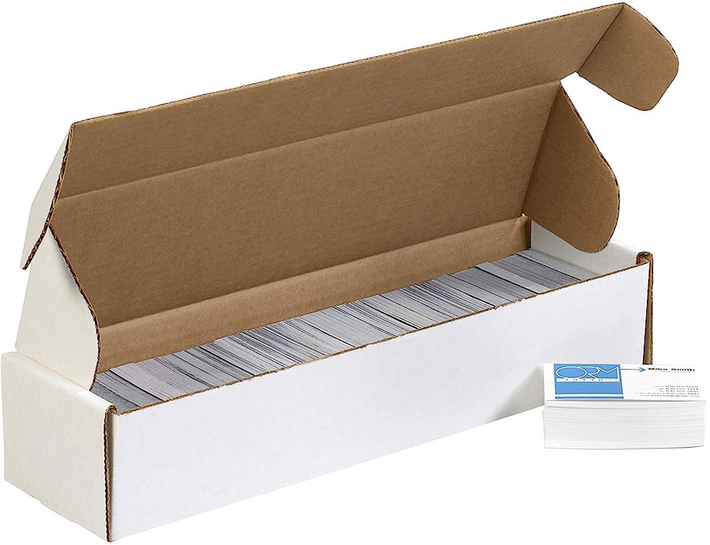 White 10x4x4 deluxe literature mailer