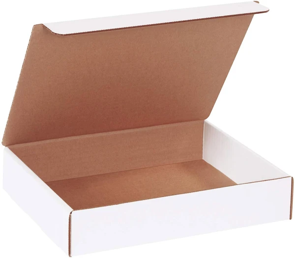 10.25 x 8.25 x 2 white literature mailer 10.25x8.25x2 white literature mailer