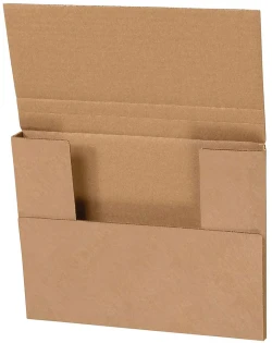 10.25" x 8.25" x 1.25" Kraft Bookfold Mailer