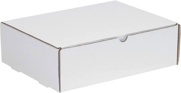 11 x 6.5 x 2.75 white literature mailer White 11 x 6.5 x 2.75 literature mailer Closed