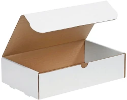 11" x 6.5" x 2.75" White Literature Mailers