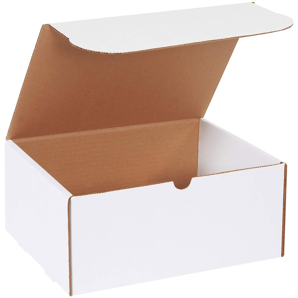 White 11.125x8.75x5 literature mailer