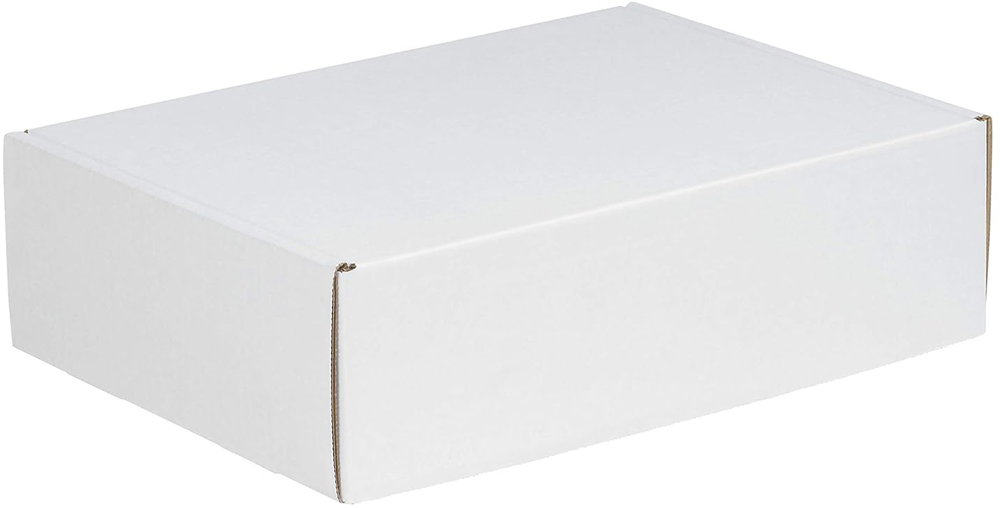 11.125 x 8.75 x 2  White Cardboard Literature Mailers