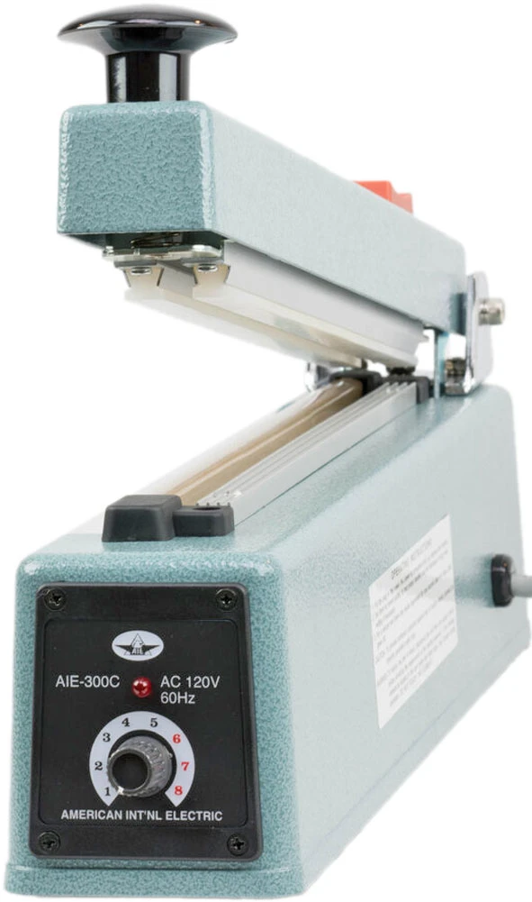 12 Inch Impulse Bag Sealer with Trimmer 12 Inch Impulse Hand Operated Manual Sealer with built in Trimmer