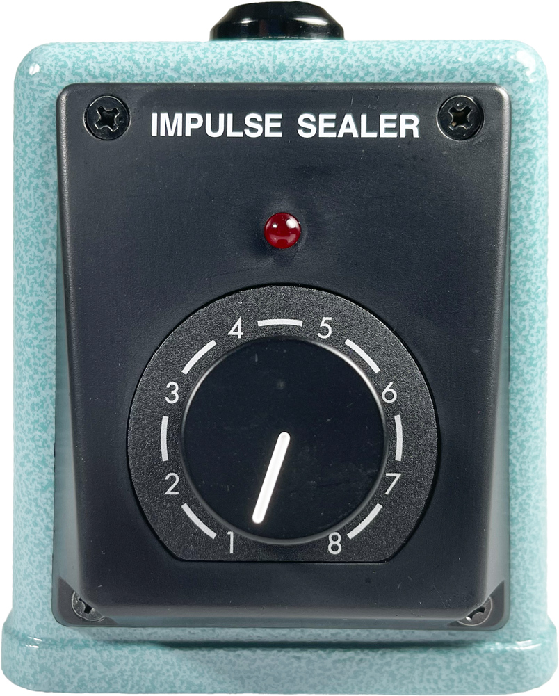 12 inch Impulse Hand Held Poly Bag Sealer Temerpature Dial