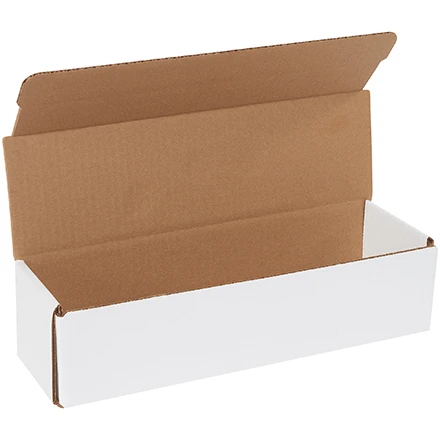12 x 3.5 x 3 white corrugated mailers 12x3.5x3 white corrugated mailers