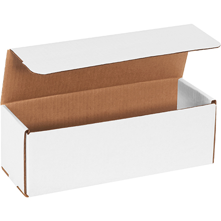 12x4x4 white corrugated mailers