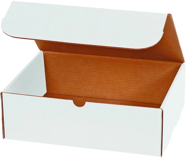 12.125 x 9.25 x 4 white literature mailer White 12.125x9.25x4 Corrugated literature mailer