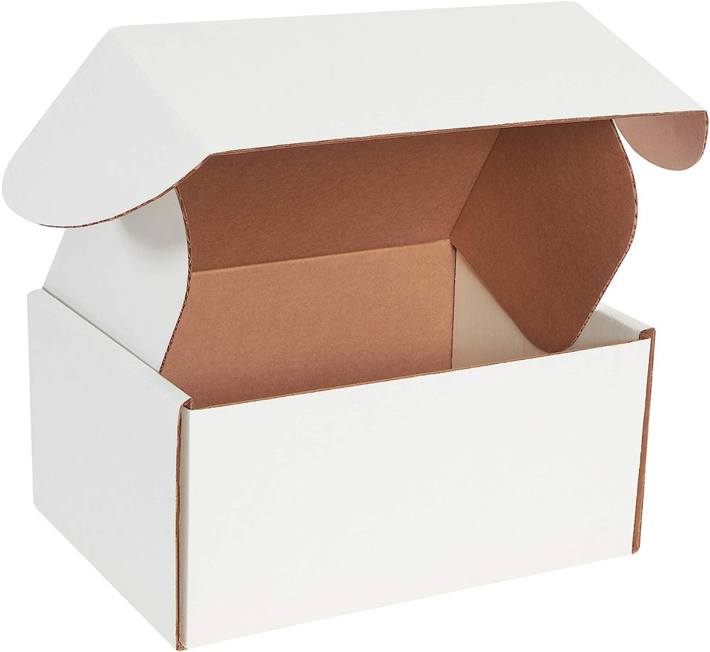 White 12.125x9.25x6 deluxe literature mailer