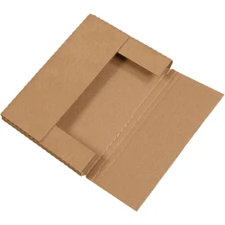 12.125" x 9.125" x .5 Kraft Easy-Fold Mailers