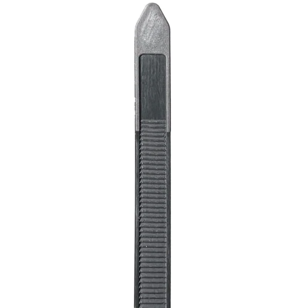 14 inch Black Cable Ties Tail Tail of 14 inch Nylon Black Cable Ties - 50 pound tensile Strength