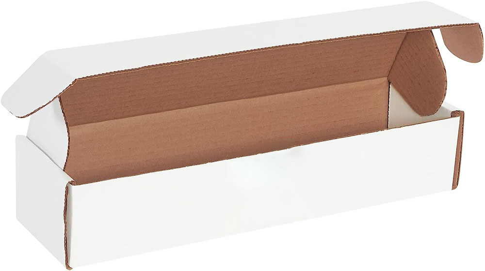 White 14 x 3 3/4 x 2 3/4 Deluxe Literature Mailers