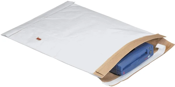 14.25 x 20 White Self-Seal Padded Mailers 14.25 x 20 White Padded Mailing Envelopes protecting electronics