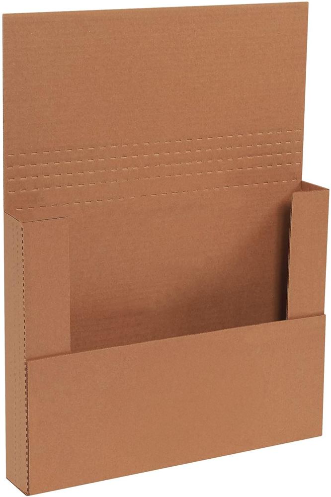 Kraft 15 x 11.125 x .5 Easy-Fold Mailers