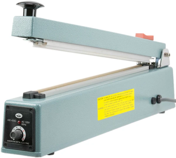 16 Impulse Hand Sealer with Cutter 16 thermal impulse hand held bag sealer with built in cutter