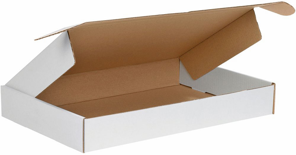 White 16x10x2-3/4 deluxe literature mailer