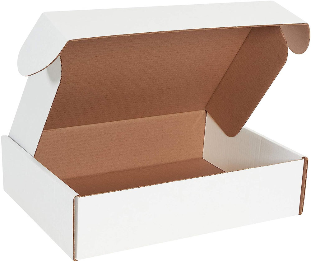 White 16x12x4 deluxe literature mailer