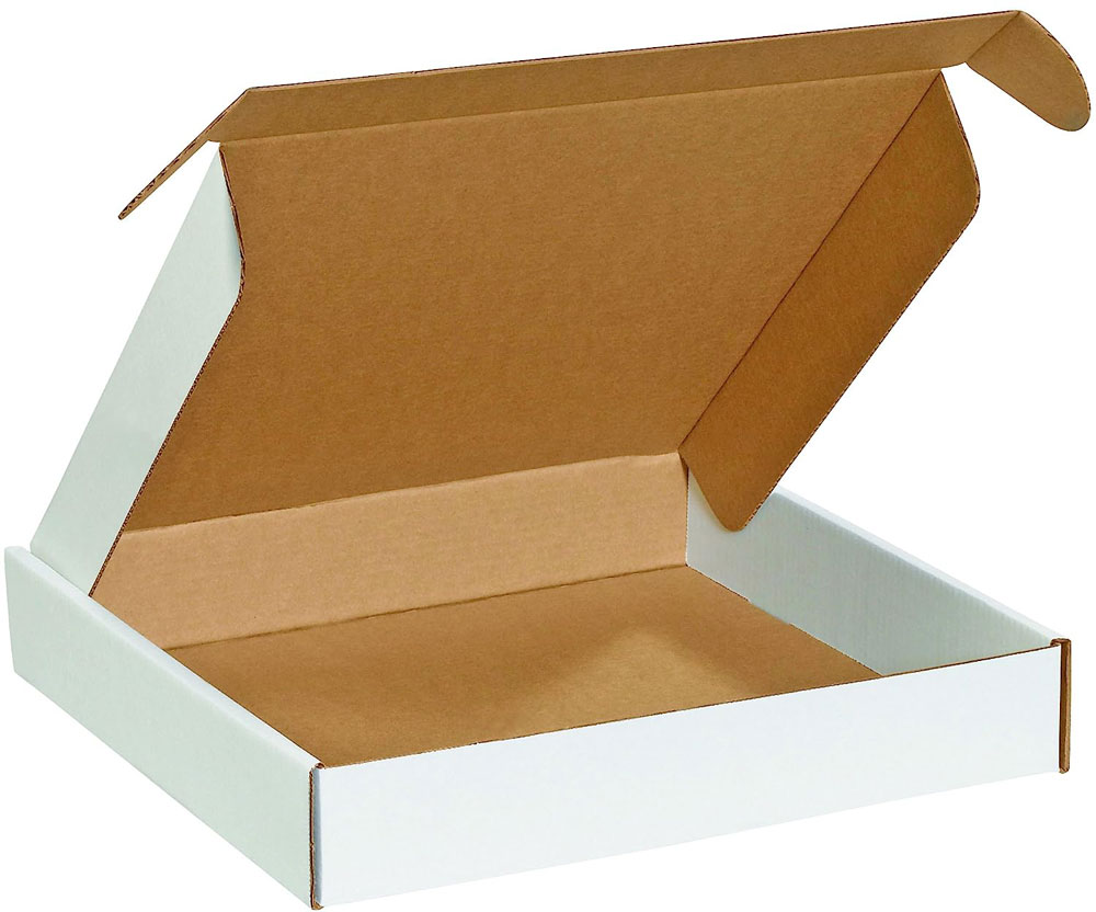 White 16x16x2-3/4 deluxe literature mailer