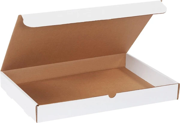 17.125 x 11.125 x 2 white literature mailer White 17.125x11.125x2 corrugated literature mailer
