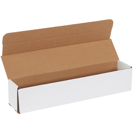 17.5x3.5x3.5 white corrugated mailers